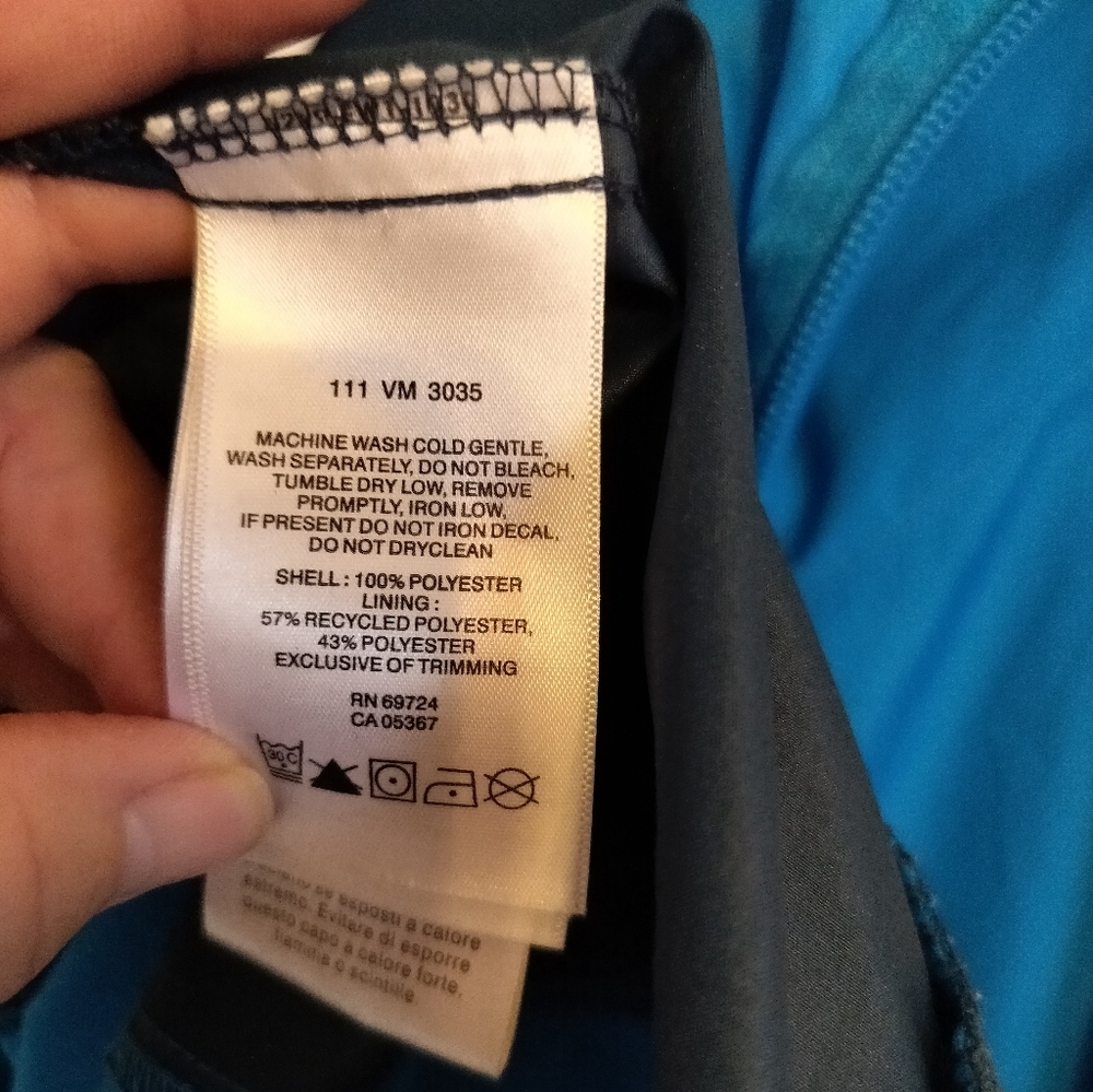 Columbia Mens Field Gear Omni Shield Windbreaker Blue/Black Gorpcore Functional - Picture 6 of 7